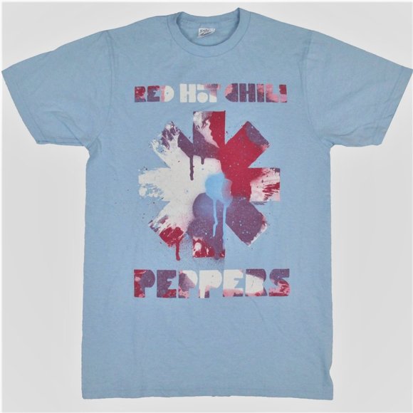 Red Hot Chili Peppers Dripping Paint Asterisk funk metal rock XL NWT - Picture 1 of 3